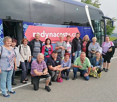 Skupina cestovatelů ve Švýcarsku 2024